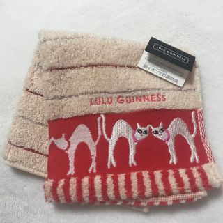 ルルギネス(LULU GUINNESS)の【新品・未使用】ルルギネス タオル ハンカチ(ハンカチ)