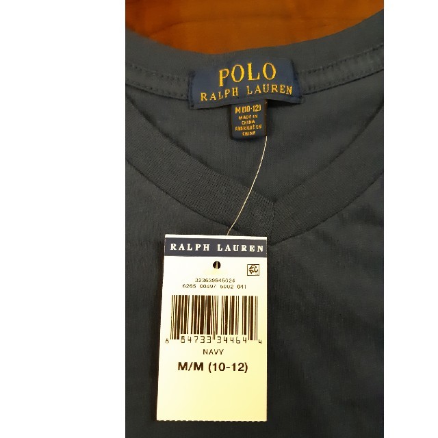 POLO RALPH LAUREN(ポロラルフローレン)のyachizo様　新品　タグ付き　ラルフローレン　150㎝　Tシャツ　Vネック　 キッズ/ベビー/マタニティのキッズ服男の子用(90cm~)(Tシャツ/カットソー)の商品写真