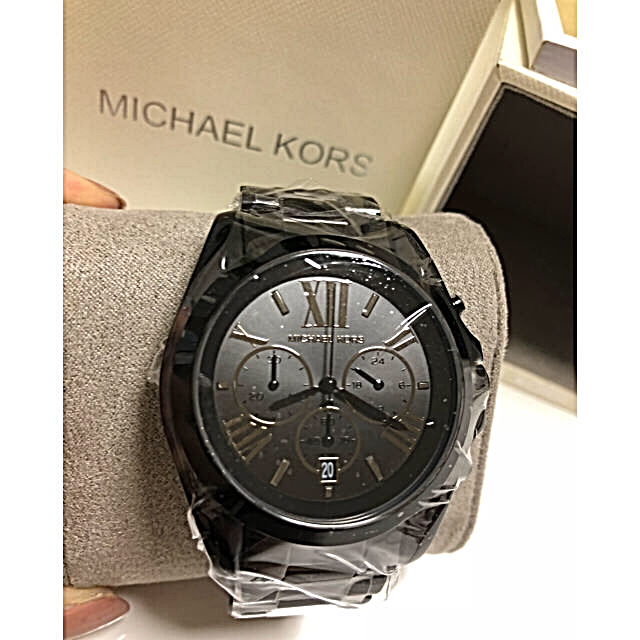 Michael Kors(マイケルコース)のMICHEAL KORS ⌚️超オシャレなブラック腕時計 レディースのファッション小物(腕時計)の商品写真