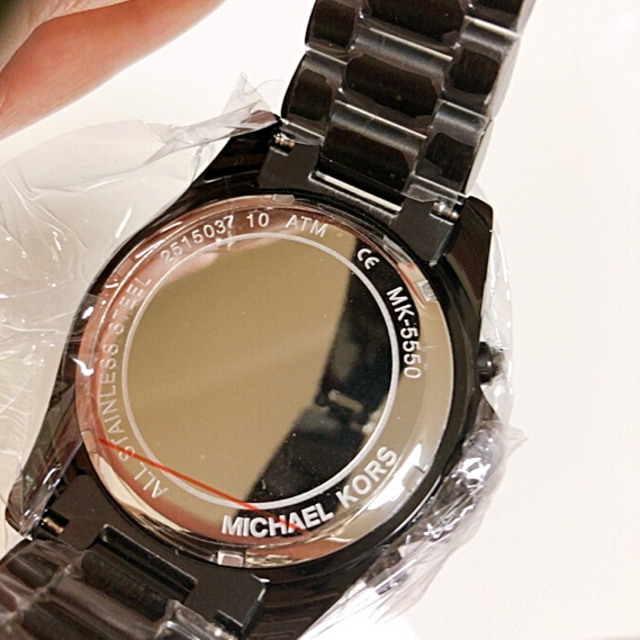 Michael Kors(マイケルコース)のMICHEAL KORS ⌚️超オシャレなブラック腕時計 レディースのファッション小物(腕時計)の商品写真