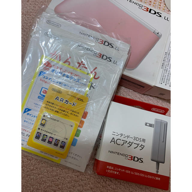 ニンテンドー3DS(ニンテンドー3DS)のニンテンドー3DS  LL ピンク 本体 エンタメ/ホビーのゲームソフト/ゲーム機本体(家庭用ゲーム機本体)の商品写真