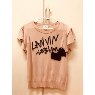 ランバンオンブルー(LANVIN en Bleu)のゆめ様専用 ランバンオンブルー  フリルサマーニット(シャツ/ブラウス(半袖/袖なし))