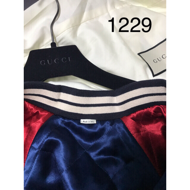 Gucci(グッチ)のKEN様専用★タグ付き★新品、未使用size44★GUCCI ボンバージャケット メンズのジャケット/アウター(ブルゾン)の商品写真