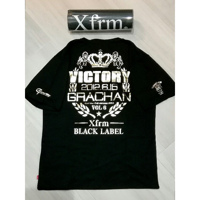 Xfrm(トランスフォーム)の新品☆Xfrm☆Ｔシャツ黒×ゴールド メンズのトップス(Tシャツ/カットソー(半袖/袖なし))の商品写真