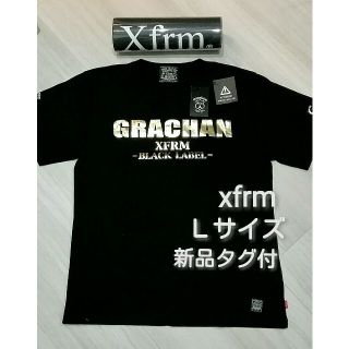 トランスフォーム(Xfrm)の新品☆Xfrm☆Ｔシャツ黒×ゴールド(Tシャツ/カットソー(半袖/袖なし))