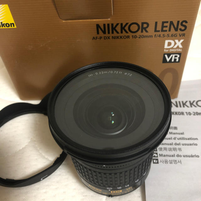 Nikon(ニコン)のAF-P DX NIKKOR 10-20mm F4.5-5.6G VR スマホ/家電/カメラのカメラ(レンズ(ズーム))の商品写真
