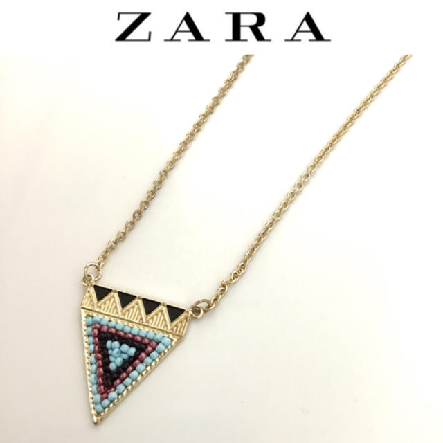 ZARA(ザラ)のZARA☆ネックレス　ターコイズ レディースのアクセサリー(ネックレス)の商品写真