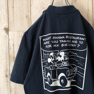 ディズニー(Disney)のレア ディズニー 刺繍 ポロシャツ disney ミッキー ヴィンテージ 90s(Tシャツ/カットソー(半袖/袖なし))