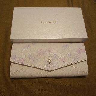 ヨンドシー(4℃)の【売約済】luria4℃かぶせ長財布★ジュエリッシュプレート★花柄(財布)