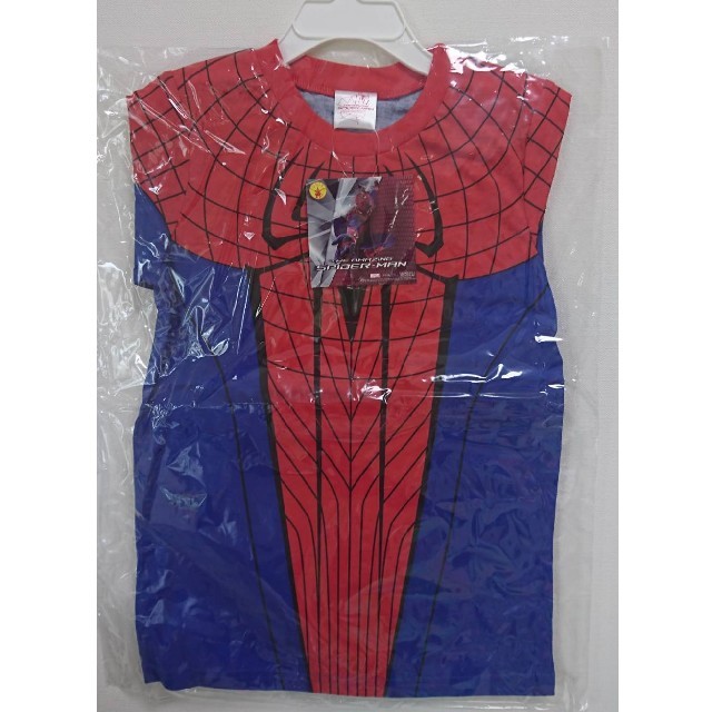 MARVEL(マーベル)のラスト1【新品】スパイダーマン　キッズTシャツ キッズ/ベビー/マタニティのキッズ服男の子用(90cm~)(Tシャツ/カットソー)の商品写真