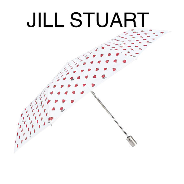 JILLSTUART(ジルスチュアート)のJILL STUART ホワイト プチダイヤモンド 3段自動 晴雨兼用傘 レディースのファッション小物(傘)の商品写真