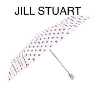 ジルスチュアート(JILLSTUART)のJILL STUART ホワイト プチダイヤモンド 3段自動 晴雨兼用傘(傘)