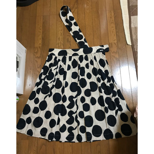 COMME des GARCONS(コムデギャルソン)のコムデギャルソン コムコム★麻ドットワンショルダースカート S レディースのスカート(ロングスカート)の商品写真