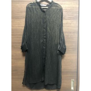 ザラ(ZARA)の(lala様専用）ZARA シースルーシャツワンピ(ひざ丈ワンピース)