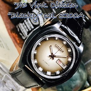 シチズン(CITIZEN)の'76 Vint. シチズン ブラッキー ハーダーマイト オリーブグラデーション(腕時計(アナログ))