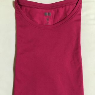 ユニクロ(UNIQLO)のエアリズム 半袖Tシャツ レディース Mサイズ(Tシャツ(半袖/袖なし))