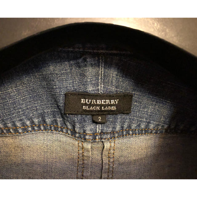 BURBERRY BLACK LABEL(バーバリーブラックレーベル)のバーバリーブラックレーベルデニムジャケット メンズのジャケット/アウター(Gジャン/デニムジャケット)の商品写真