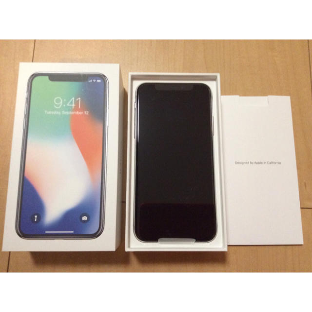 iPhone X 64GB シルバー SIMフリー ドコモ  新品 未使用  ③