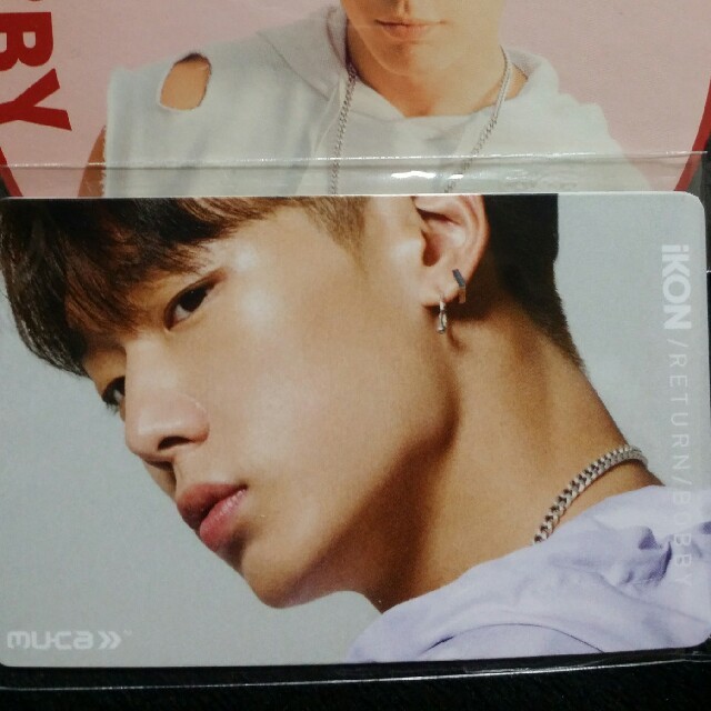 iKON(アイコン)の🐰様。ikon💗 BOBBY muca トレカ 未使用 エンタメ/ホビーのCD(K-POP/アジア)の商品写真