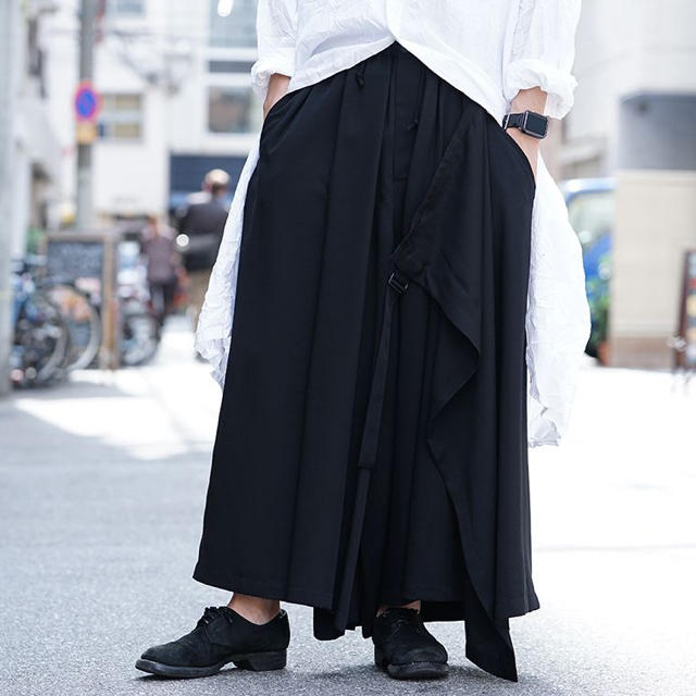 夏セール開催中 MAX80%OFF！ Yamamoto Yohji BLACK ラップパンツ