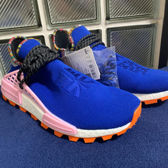 adidas Hu nmd 青 Human race 28.5cm