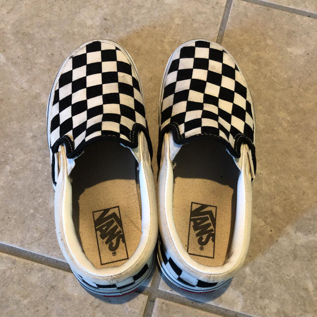 VANS(ヴァンズ)のバンズ スリッポン キッズ キッズ/ベビー/マタニティのキッズ靴/シューズ(15cm~)(スリッポン)の商品写真