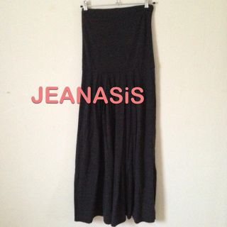 ジーナシス(JEANASIS)のJEANASiS 2WAYベアワンピ(ロングスカート)