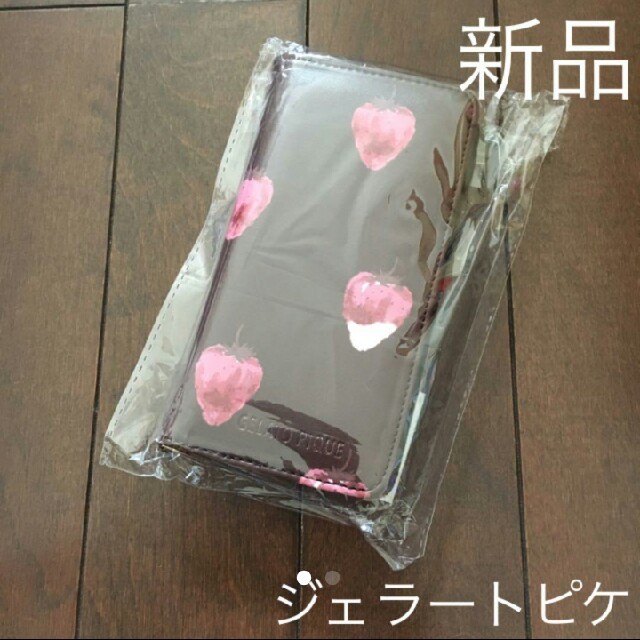 gelato pique(ジェラートピケ)の新品 ジェラートピケ iphoneカバー ケース ストロベリー バレンタイン スマホ/家電/カメラのスマホアクセサリー(iPhoneケース)の商品写真