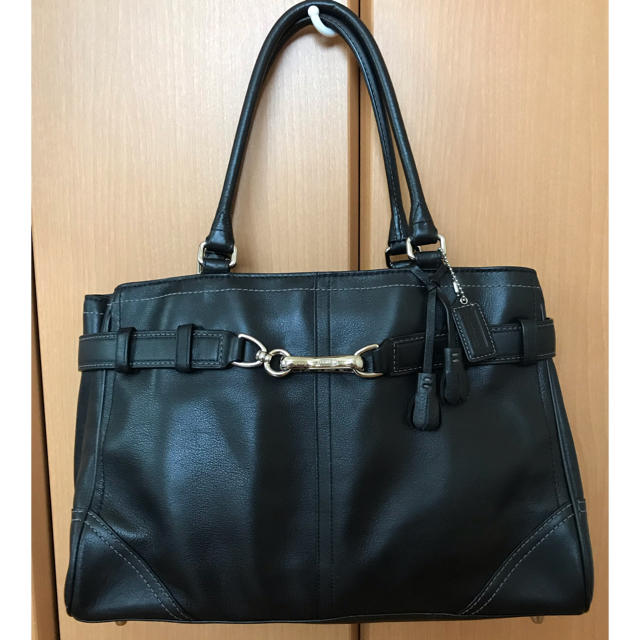 COACH - COACH コーチ ハンドバッグ レザー ♡ ブラックの通販 by ♡ katu ♡'s shop|コーチならラクマ