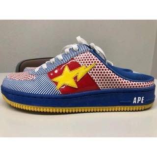 アベイシングエイプ(A BATHING APE)のAPE BAPESTA CLOG US9.5 美品 サンダル(スニーカー)