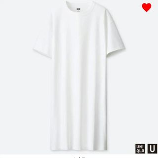 ユニクロ(UNIQLO)のユニクロユー クルーネックワンピース(ひざ丈ワンピース)