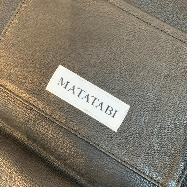 Yohji Yamamoto(ヨウジヤマモト)のMATATABI レザー クラッチバッグ Y3 yohji yamamto メンズのバッグ(セカンドバッグ/クラッチバッグ)の商品写真