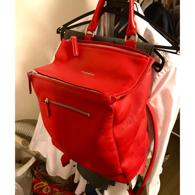 熱販売 GIVENCHY ジバンシィ リュック 赤 バックパック 【希少
