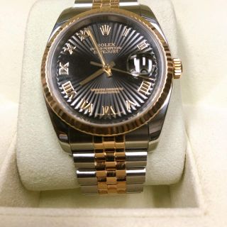 ロレックス(ROLEX)のロレックス 116233 ブラック サンビーム(腕時計(アナログ))