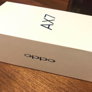 アンドロイド(ANDROID)のoppo ax7 ゴールド(スマートフォン本体)