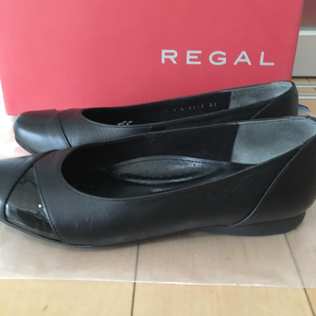 REGAL(リーガル)のリーガル REGAL フラットシューズ 黒 レディースの靴/シューズ(ハイヒール/パンプス)の商品写真