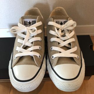 コンバース(CONVERSE)のコンバース スニーカー ベージュ 22.5cm(スニーカー)