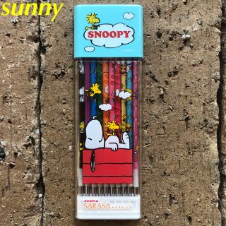 スヌーピー(SNOOPY)のサラサセレクト用  ジェルボールペン替芯  スヌーピー10本セット(ペン/マーカー)