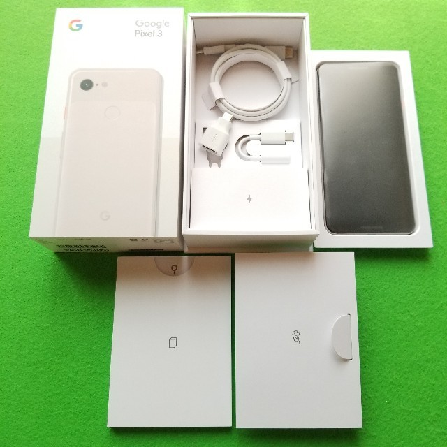 ☆SIMロック解除済☆Google Pixel3  64GB ピンク白ロム スマホ/家電/カメラのスマートフォン/携帯電話(スマートフォン本体)の商品写真