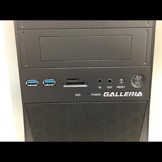 GALLERIA ZV ゲーミングpc  corei7-9700k