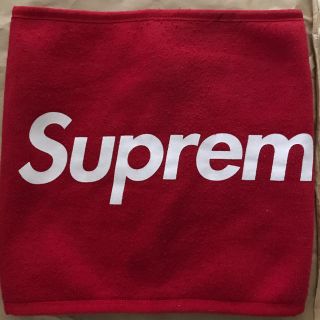 シュプリーム(Supreme)のSupreme fleece neck gaiter red(ネックウォーマー)