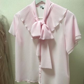 ダブルスタンダードクロージング(DOUBLE STANDARD CLOTHING)のダブルスタンダードクロージング♡シフォンリボンブラウス(シャツ/ブラウス(半袖/袖なし))