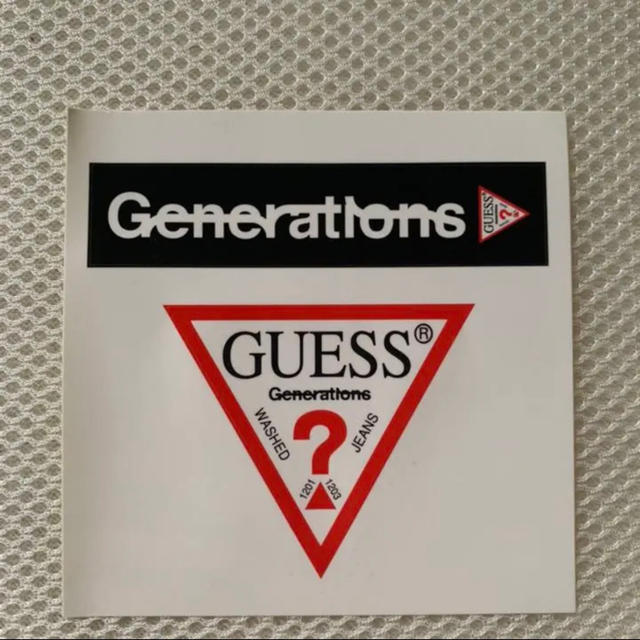 GENERATIONS(ジェネレーションズ)のGENERATIONS✕GUESSコラボステッカー エンタメ/ホビーのタレントグッズ(ミュージシャン)の商品写真