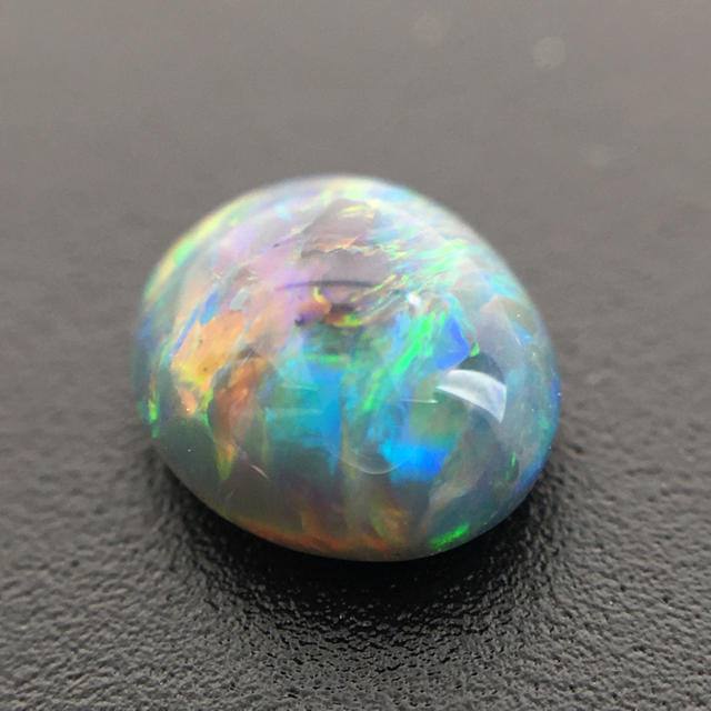 オーストラリア産ブラックオパール 0.485ct ハンドメイドの素材/材料(各種パーツ)の商品写真