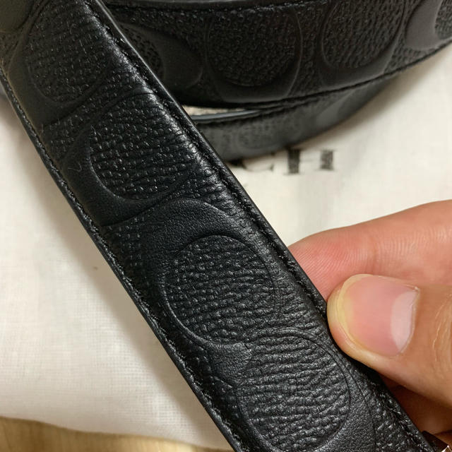 COACH(コーチ)のcoach コーチ MHRNCTSRSIGLBELT F55158 BLK メンズのファッション小物(ベルト)の商品写真