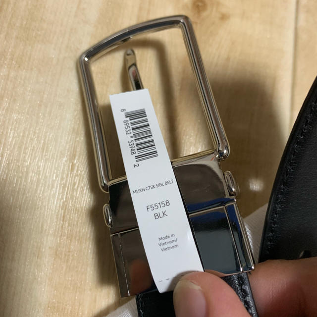 COACH(コーチ)のcoach コーチ MHRNCTSRSIGLBELT F55158 BLK メンズのファッション小物(ベルト)の商品写真