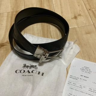 コーチ(COACH)のcoach コーチ MHRNCTSRSIGLBELT F55158 BLK(ベルト)