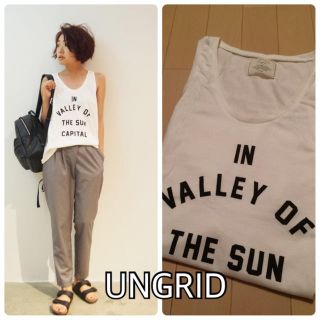 アングリッド(Ungrid)のUNGRID☆ルーズロゴタンク(Tシャツ(半袖/袖なし))