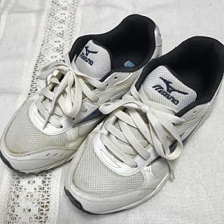 ミズノ(MIZUNO)のmizuno 女子 体育館シューズ 白 23㎝(スクールシューズ/上履き)