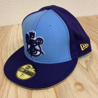 ニューエラー(NEW ERA)の【新品未使用】NEWERA&ミシュカコラボ 紫&青 7 5／8(キャップ)